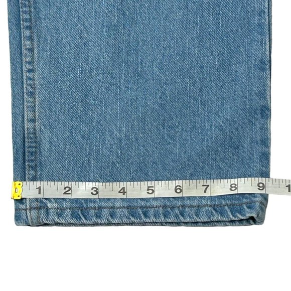 Saddlebred Mens 36x32 Straight Leg Classic Fit Denim Blue Jeans Pants - Picture 10 of 13